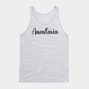 Anastasia, Typography Name Tank Top